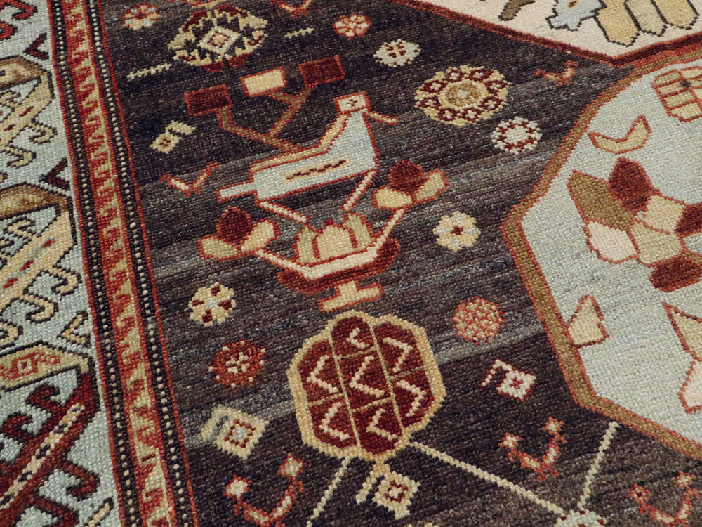 Vintage Persian Malayer Rug, No.23546 - Gsblank