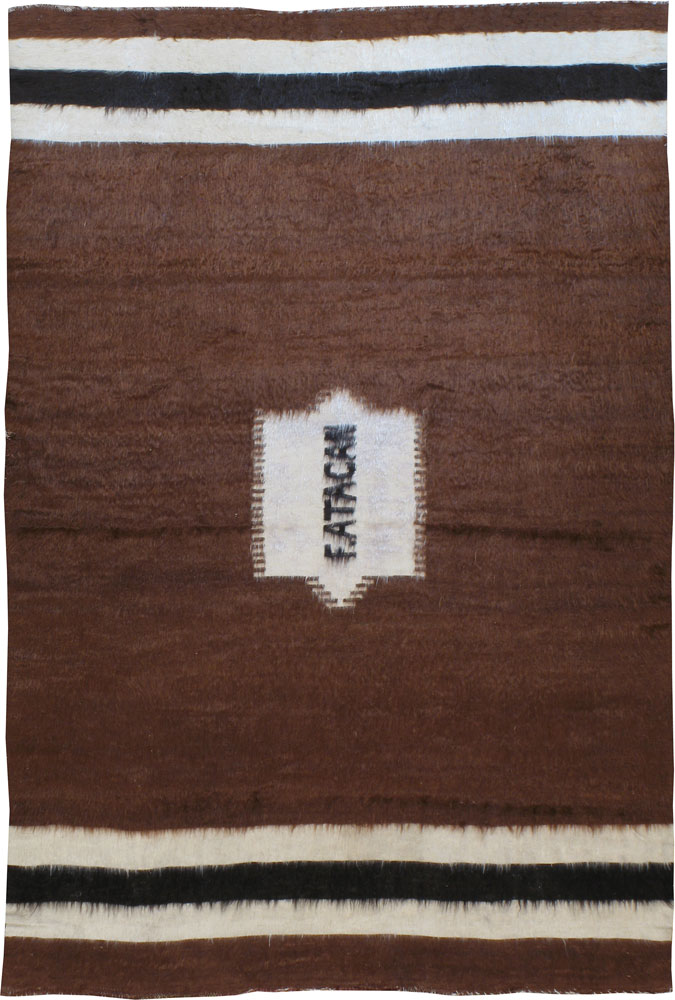 Vintage Turkish Mohair Rug, No.23549 - Gsblank