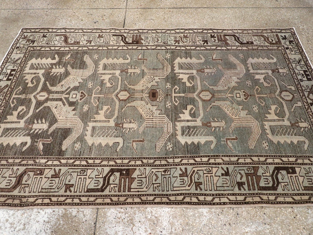 Vintage Persian Malayer Rug, No.23552 - Gsblank