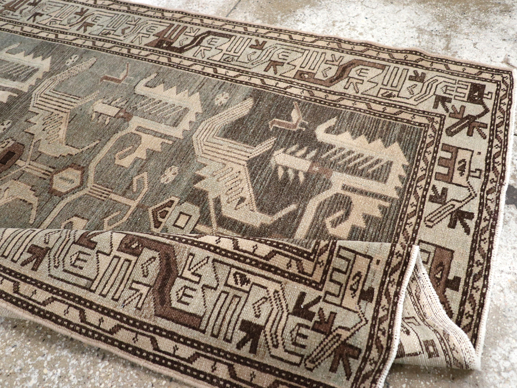 Vintage Persian Malayer Rug, No.23552 - Gsblank