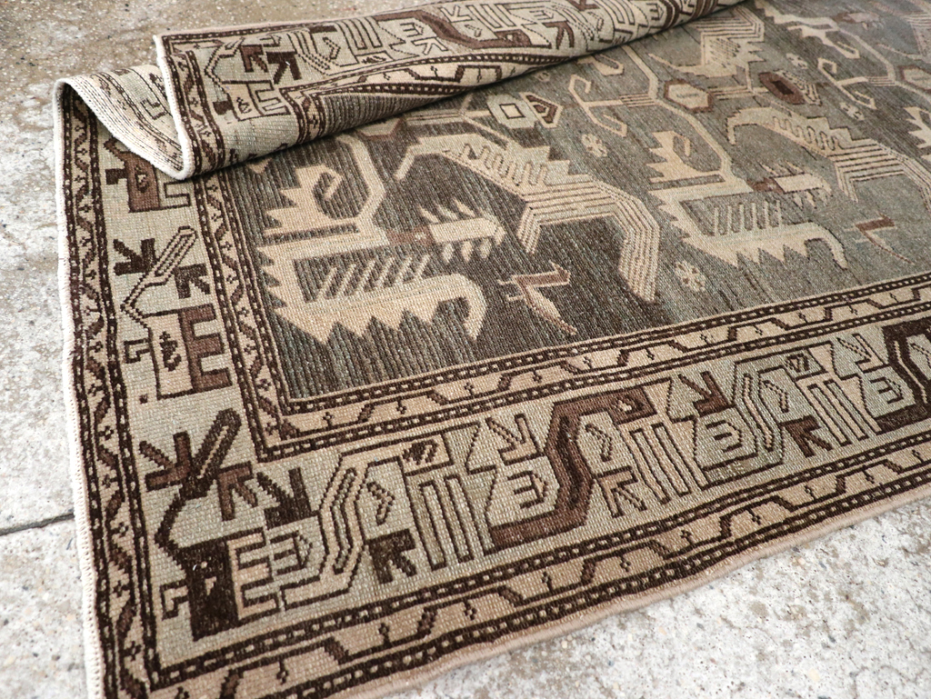 Vintage Persian Malayer Rug, No.23552 - Gsblank