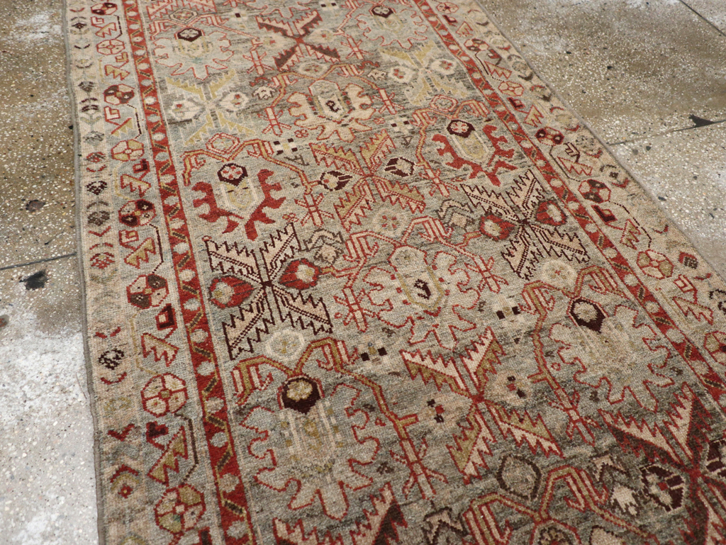 Vintage Persian Malayer Runner, No.23554 - Gsblank