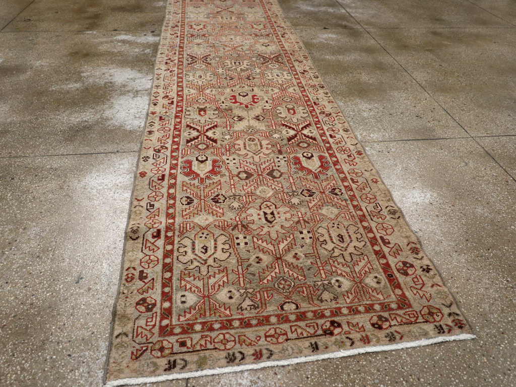 Vintage Persian Malayer Runner, No.23554 - Gsblank