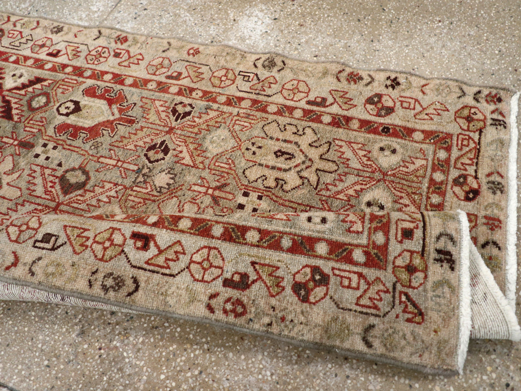 Vintage Persian Malayer Runner, No.23554 - Gsblank