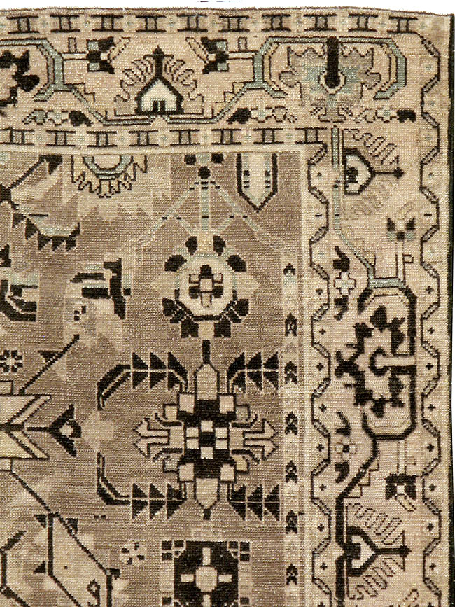 Vintage Persian Malayer Accent Rug, No.23567 - Gsblank