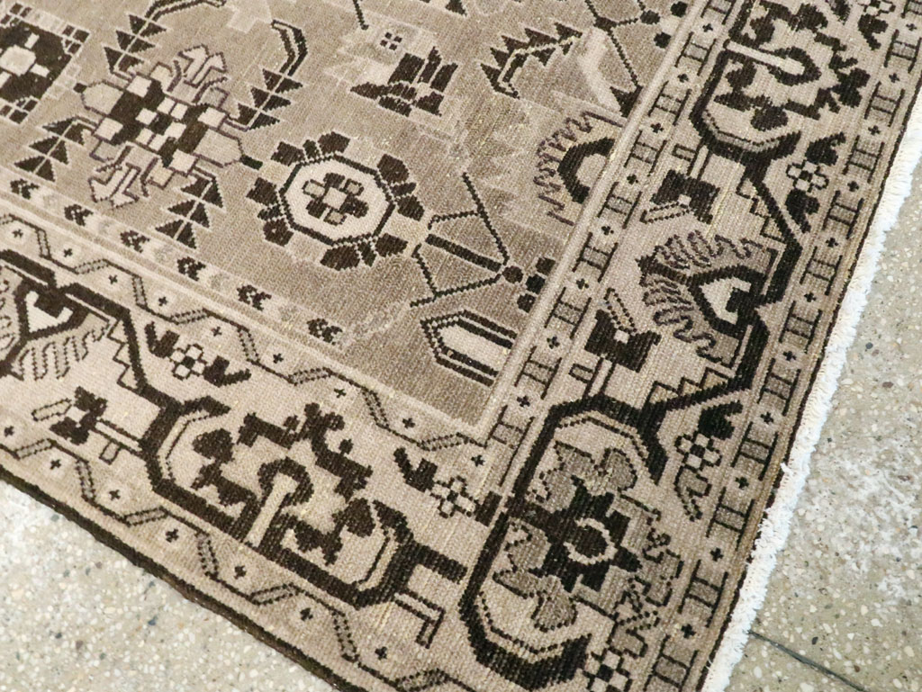 Vintage Persian Malayer Accent Rug, No.23567 - Gsblank