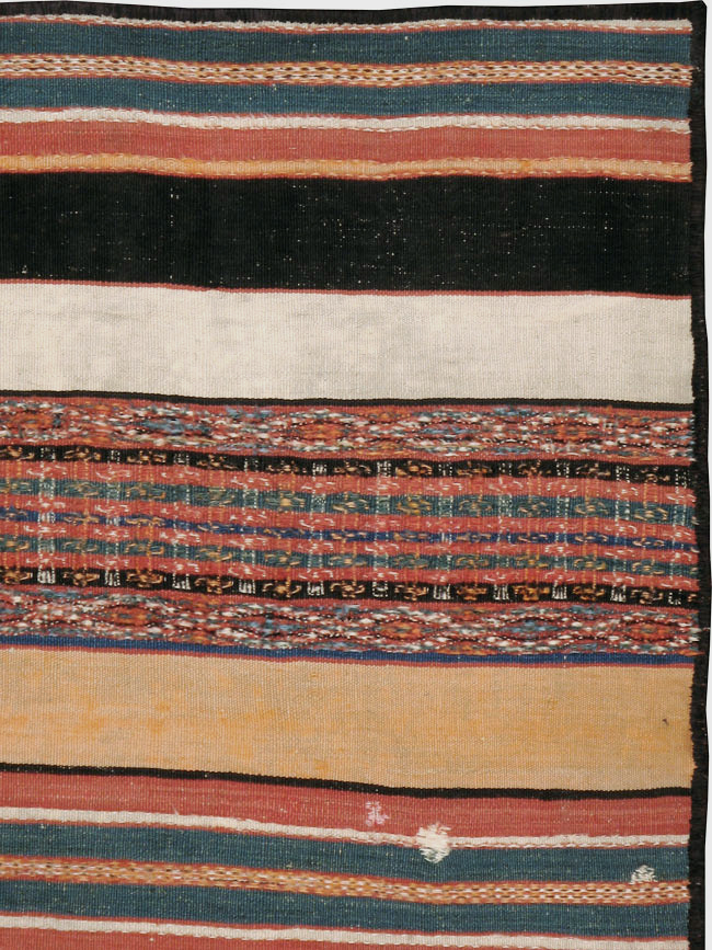 Vintage Persian Flat-weave Kilim, No.23578 - Gsblank