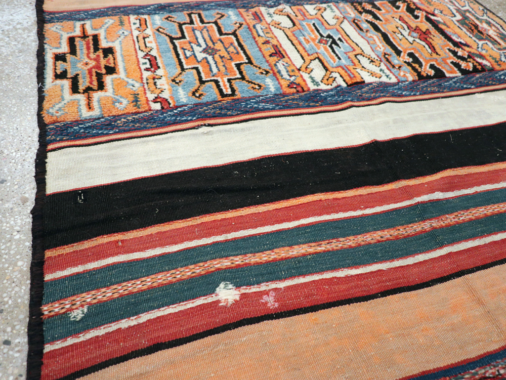 Vintage Persian Flat-weave Kilim, No.23578 - Gsblank