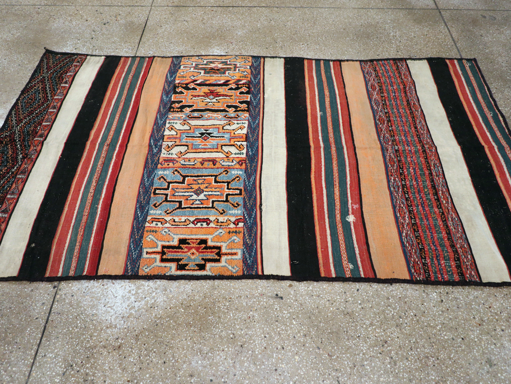 Vintage Persian Flat-weave Kilim, No.23578 - Gsblank