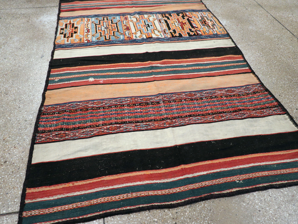 Vintage Persian Flat-weave Kilim, No.23578 - Gsblank