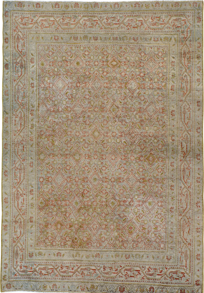 Vintage Persian Malayer Rug, No.23579 - Gsblank