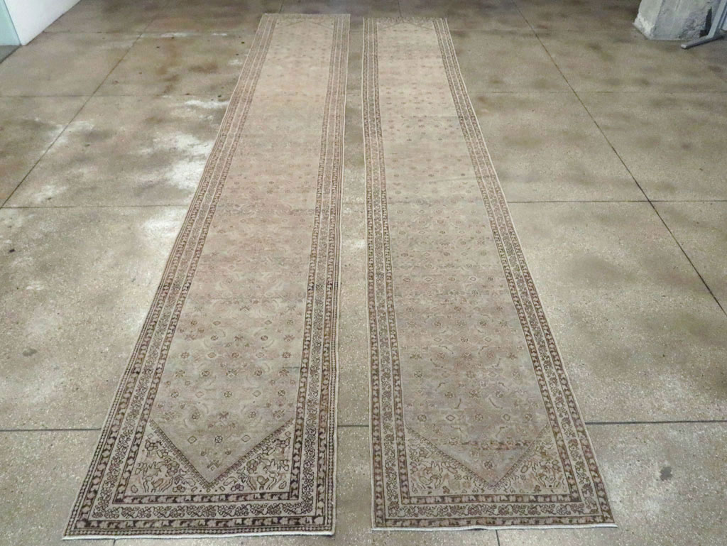 Vintage Persian Malayer Runner (Pair: 1 of 2), No.23592 - Gsblank