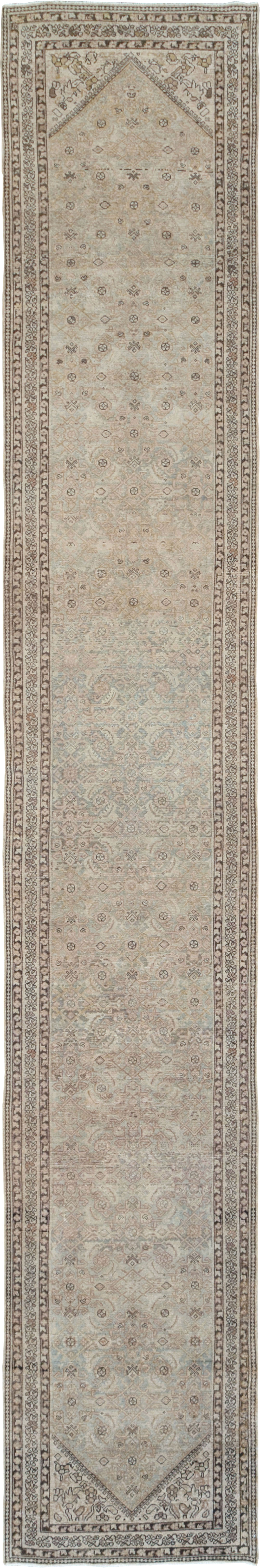 Vintage Persian Malayer Runner (Pair: 2 of 2), No.23593 - Gsblank