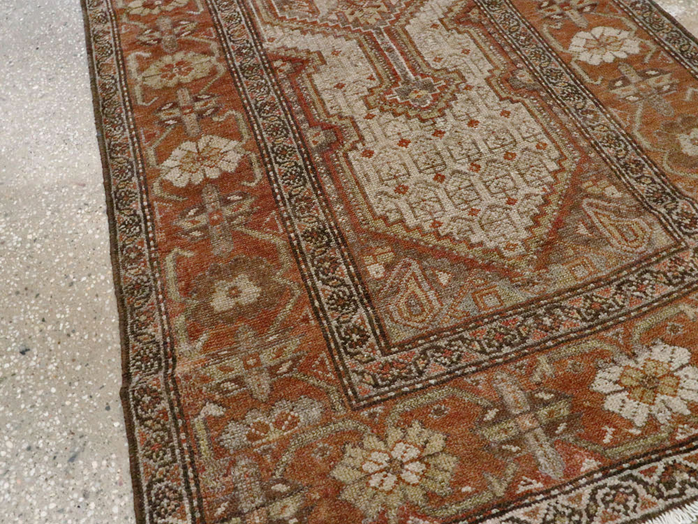 Vintage Persian Malayer Runner, No.23594 - Gsblank