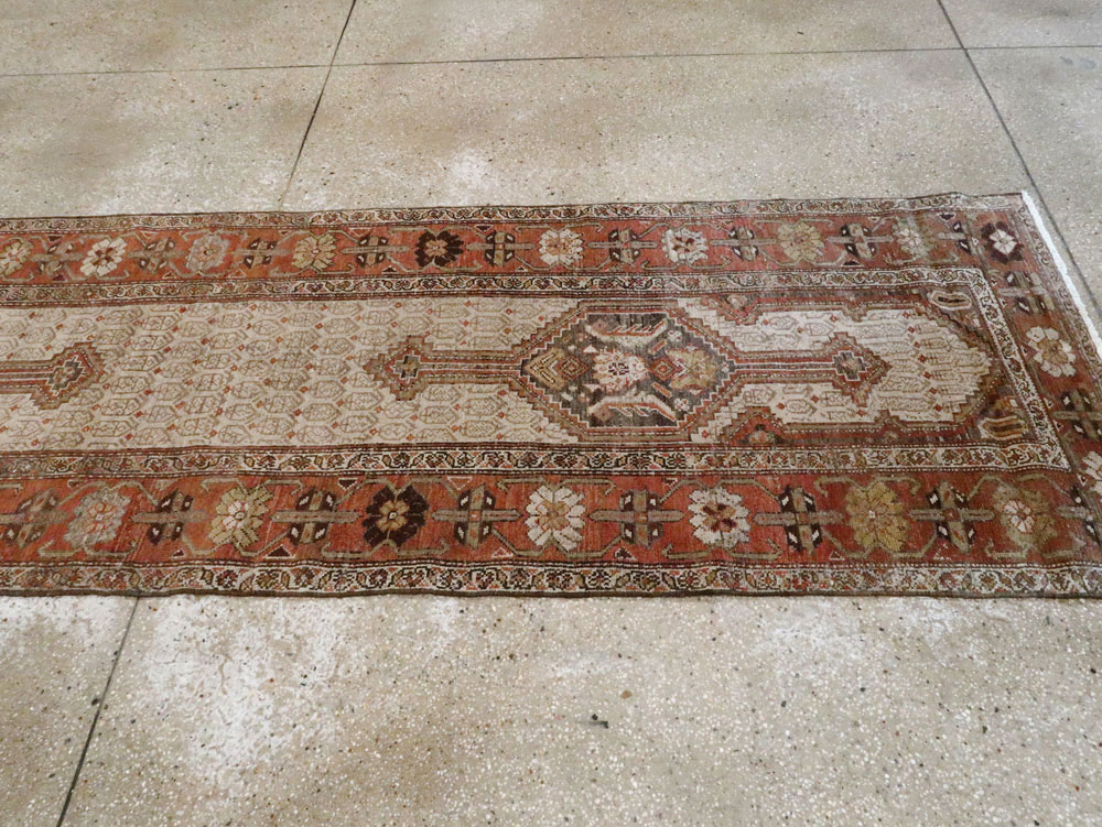 Vintage Persian Malayer Runner, No.23594 - Gsblank