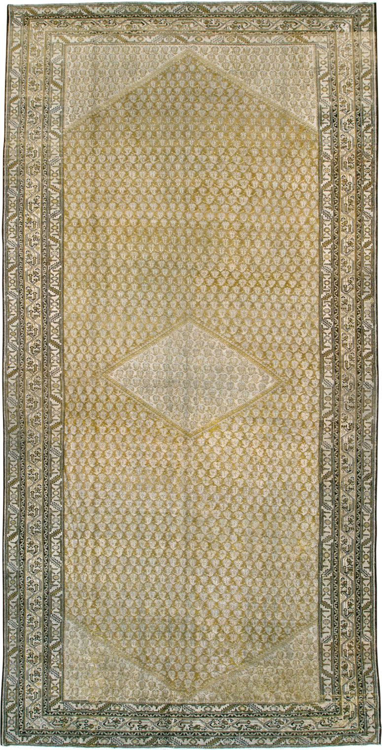 Antique Persian Malayer Gallery Carpet, No.23597 - Gsblank