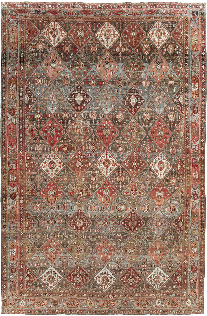 Antique Persian Afshar Carpet, No.23602 - Gsblank