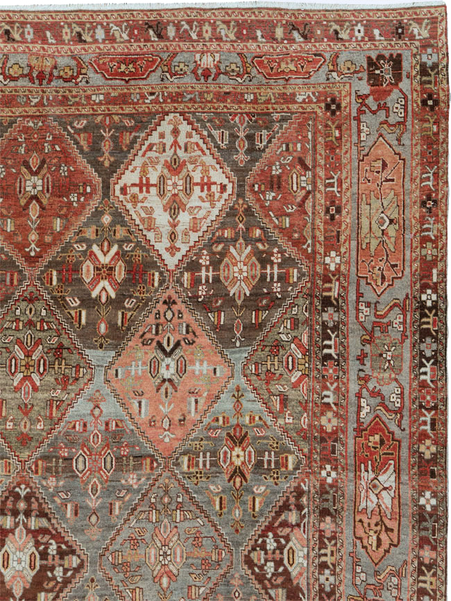 Antique Persian Afshar Carpet, No.23602 - Gsblank