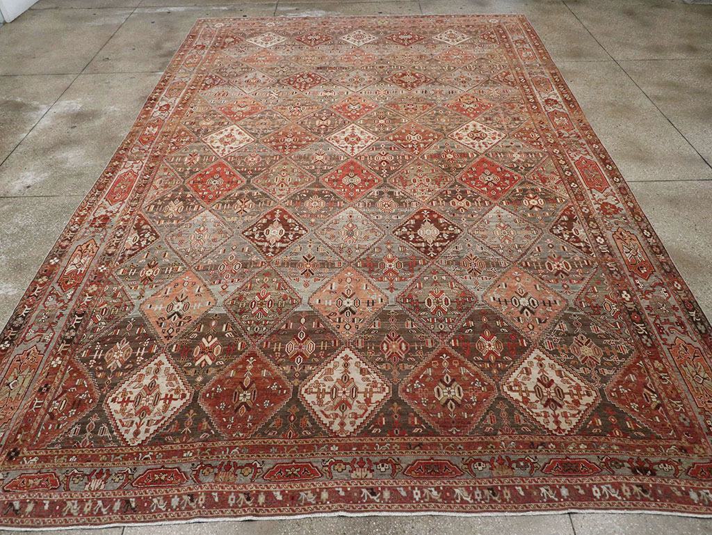 Antique Persian Afshar Carpet, No.23602 - Gsblank