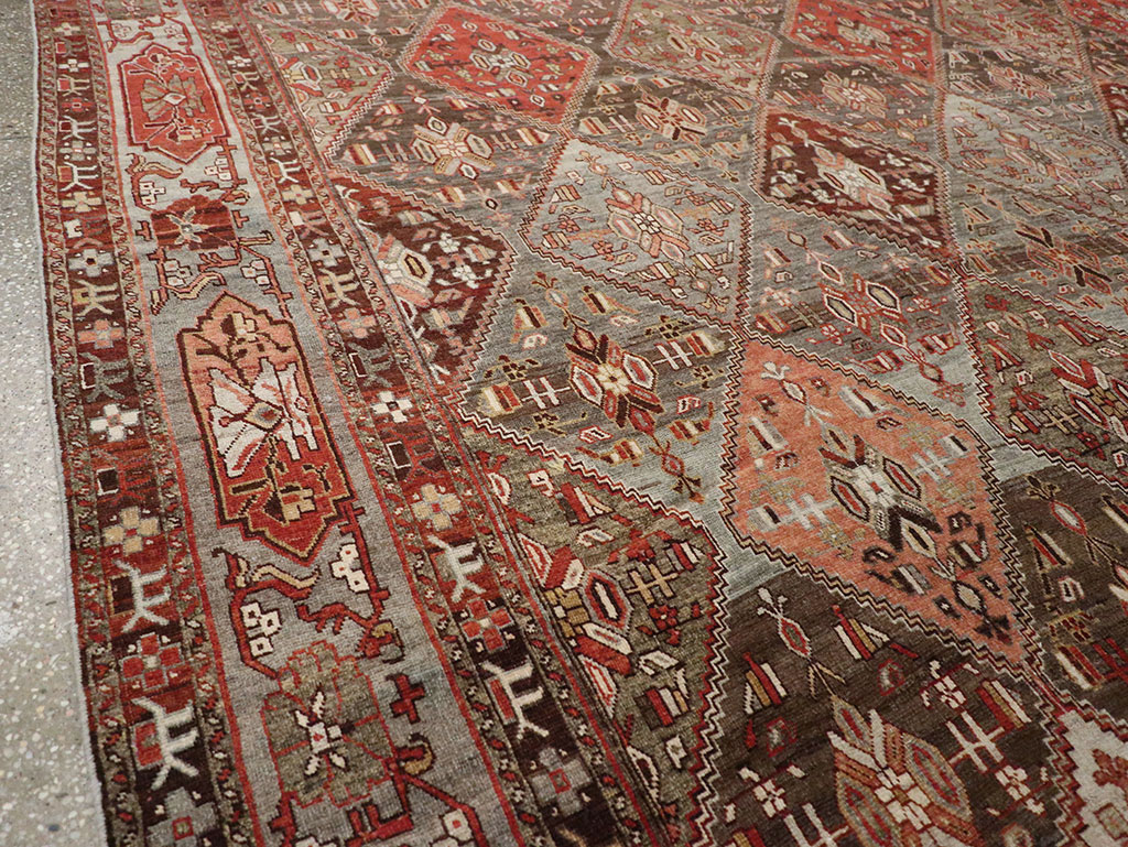 Antique Persian Afshar Carpet, No.23602 - Gsblank