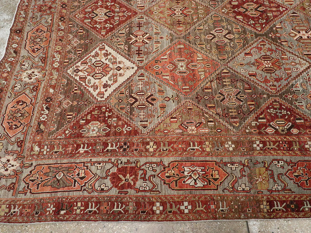 Antique Persian Afshar Carpet, No.23602 - Gsblank