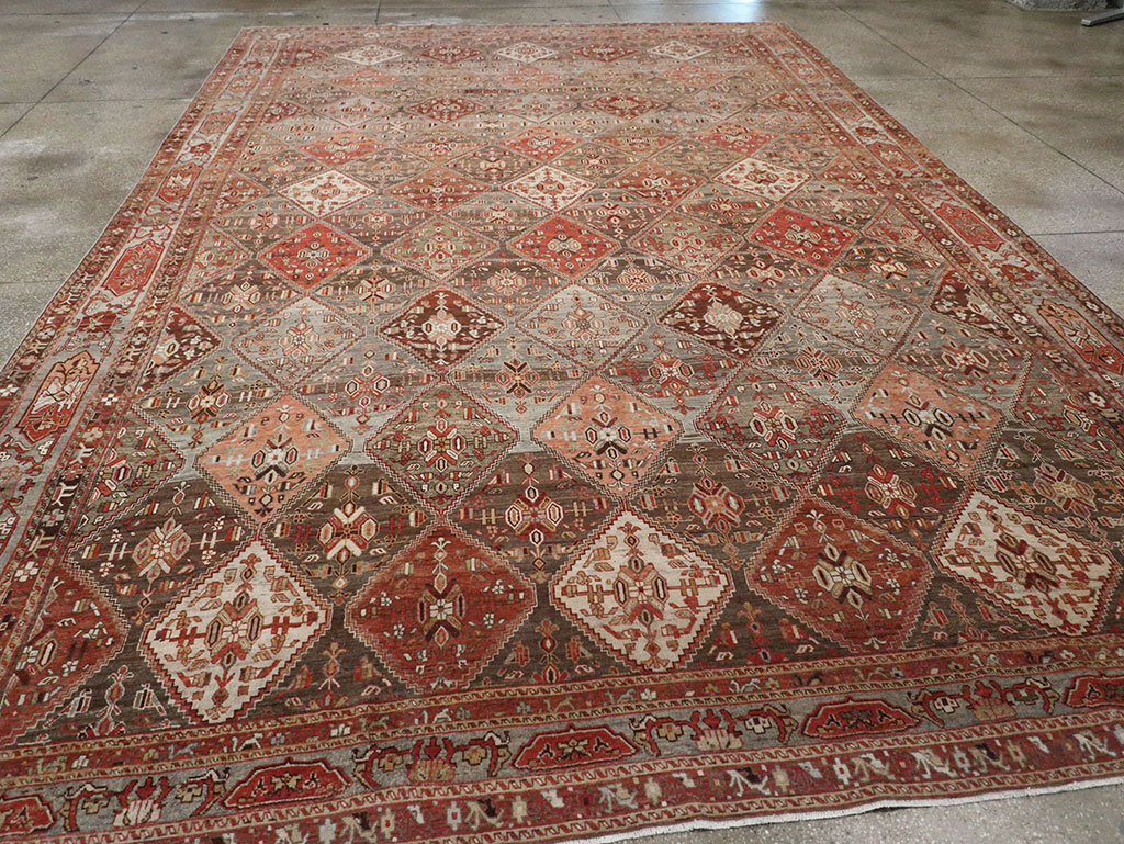 Antique Persian Afshar Carpet, No.23602 - Gsblank
