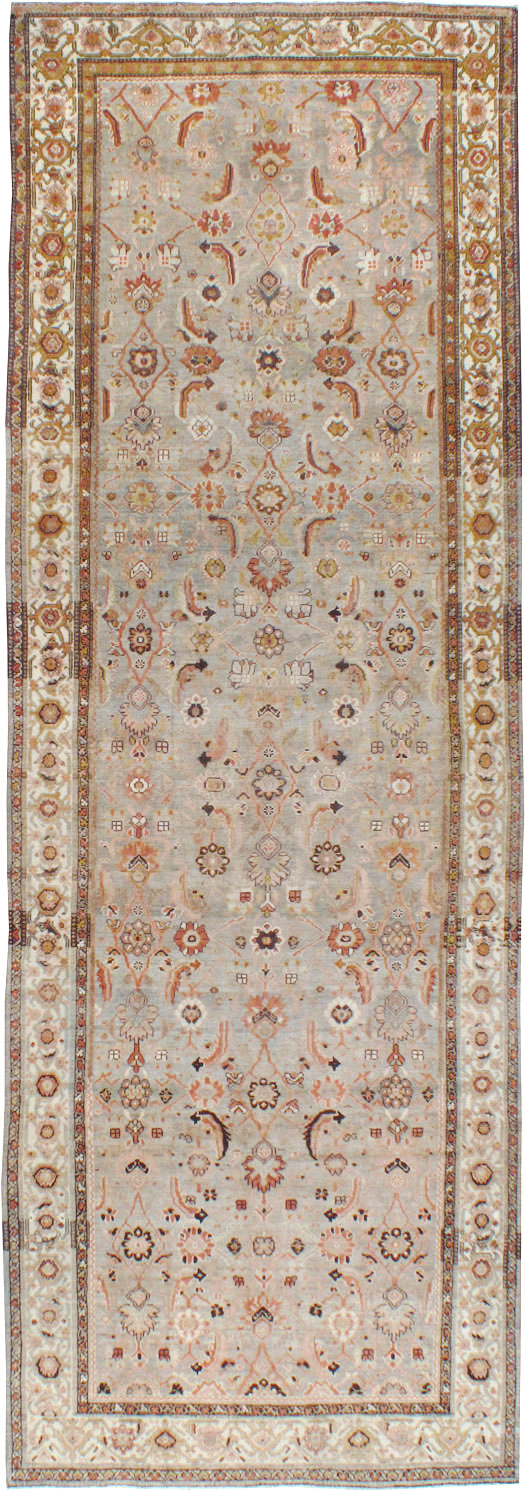 Vintage Persian Malayer Wide Gallery Runner, No.23606 - Gsblank