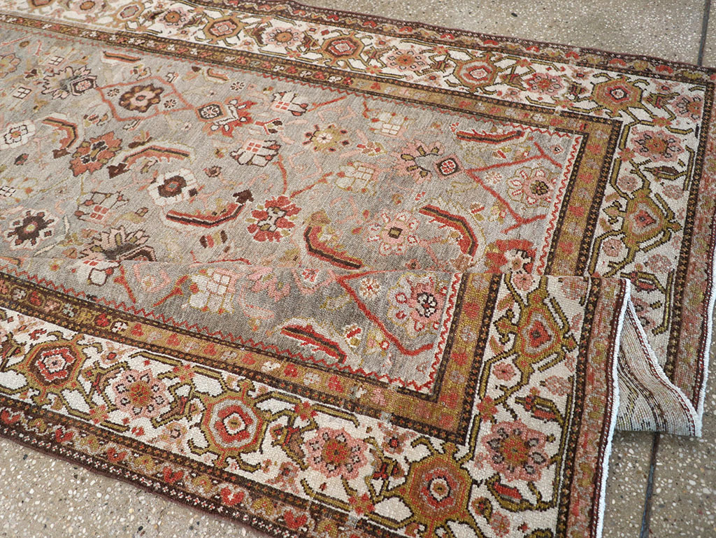 Vintage Persian Malayer Wide Gallery Runner, No.23606 - Gsblank