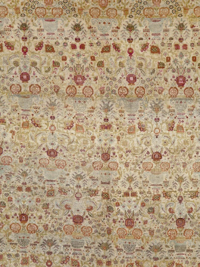 Antique Persian Tabriz Carpet, No.23608 - Gsblank