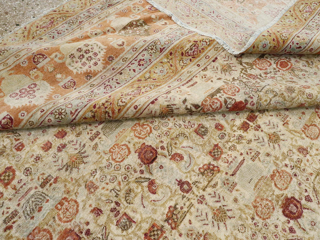 Antique Persian Tabriz Carpet, No.23608 - Gsblank