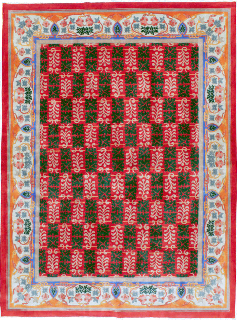 Vintage Chinese Art Deco Carpet, No.23612 - Gsblank