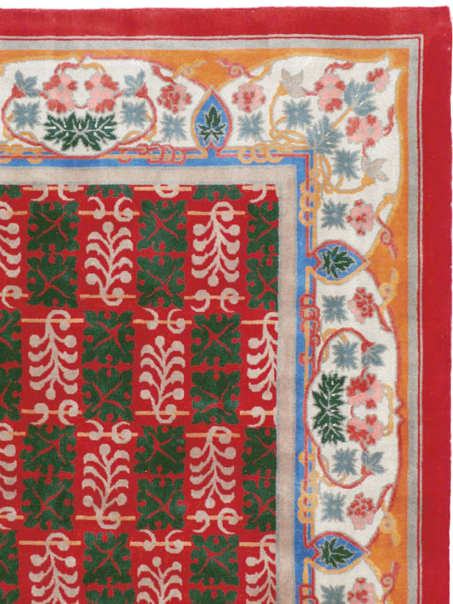 Vintage Chinese Art Deco Carpet, No.23612 - Gsblank