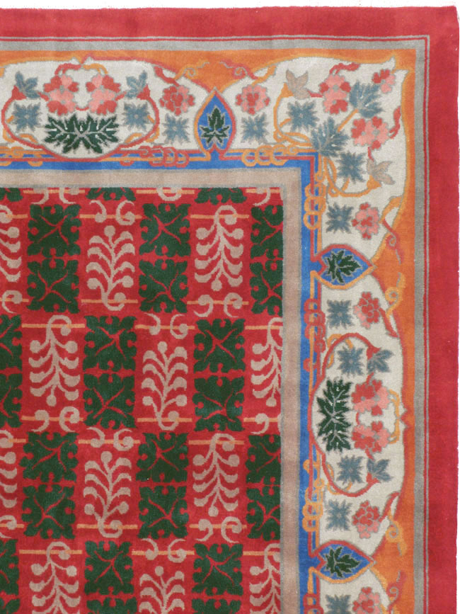 Vintage Chinese Art Deco Carpet, No.23612 - Gsblank