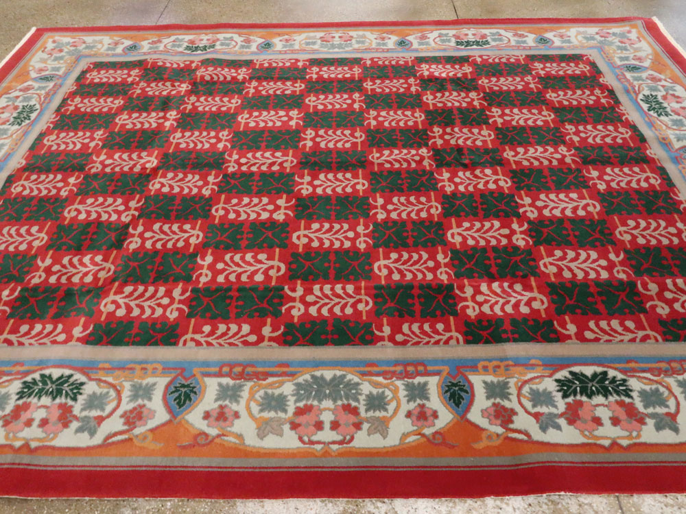 Vintage Chinese Art Deco Carpet, No.23612 - Gsblank