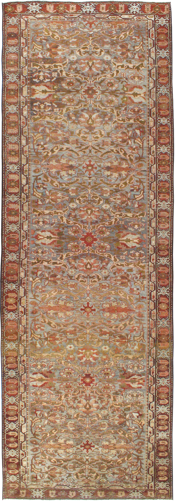 Antique Persian Bakhtiari Gallery Carpet, No.23613 - Gsblank