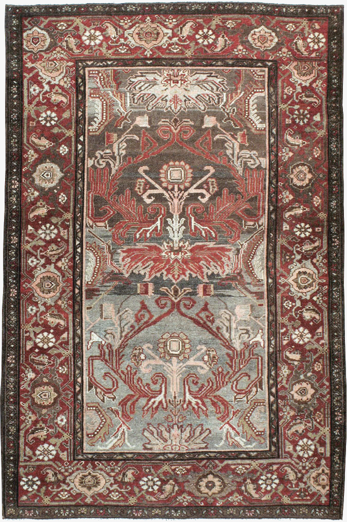 Vintage Persian Malayer Rug, No.23614 - Gsblank