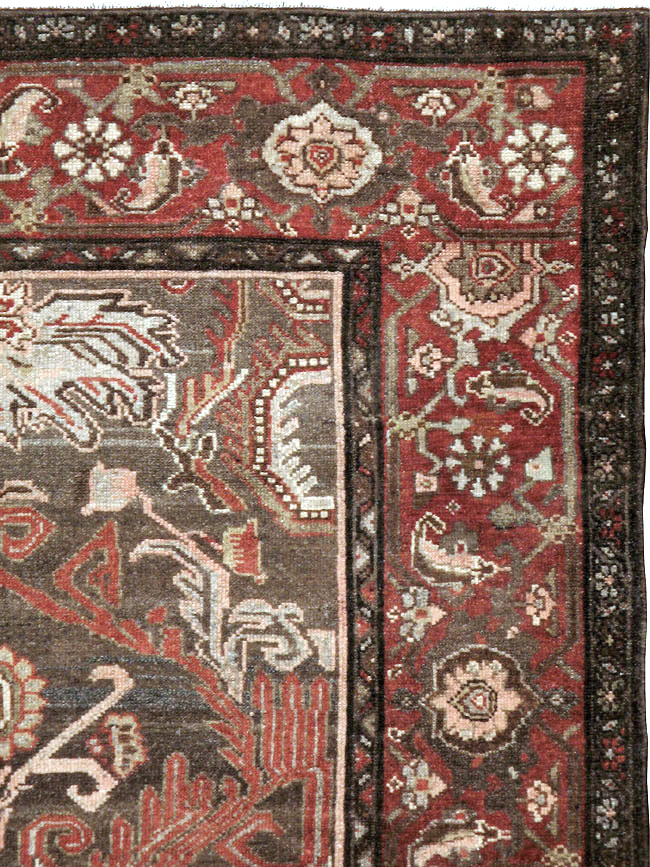 Vintage Persian Malayer Rug, No.23614 - Gsblank