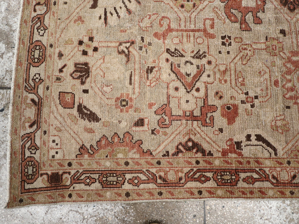 Vintage Persian Malayer Rug, No.23615 - Gsblank
