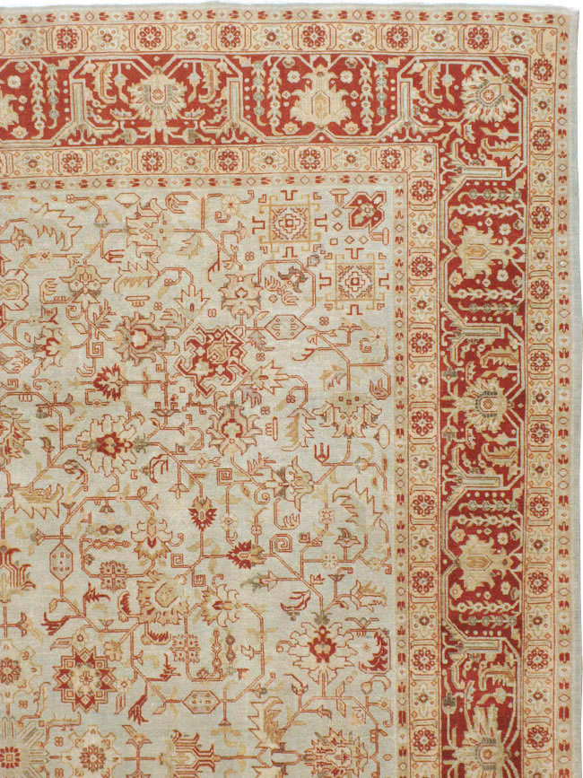 Antique Persian Tabriz Carpet, No.23617 - Gsblank