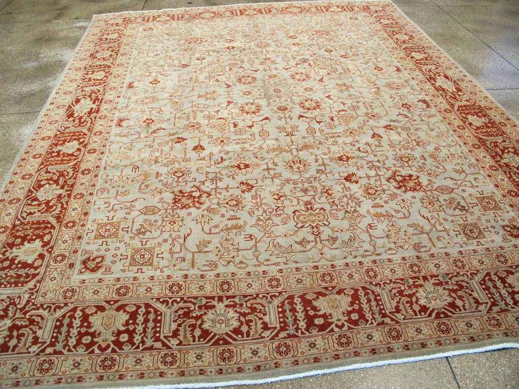 Antique Persian Tabriz Carpet, No.23617 - Gsblank