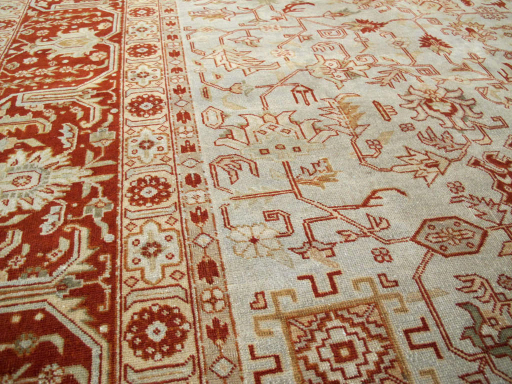 Antique Persian Tabriz Carpet, No.23617 - Gsblank