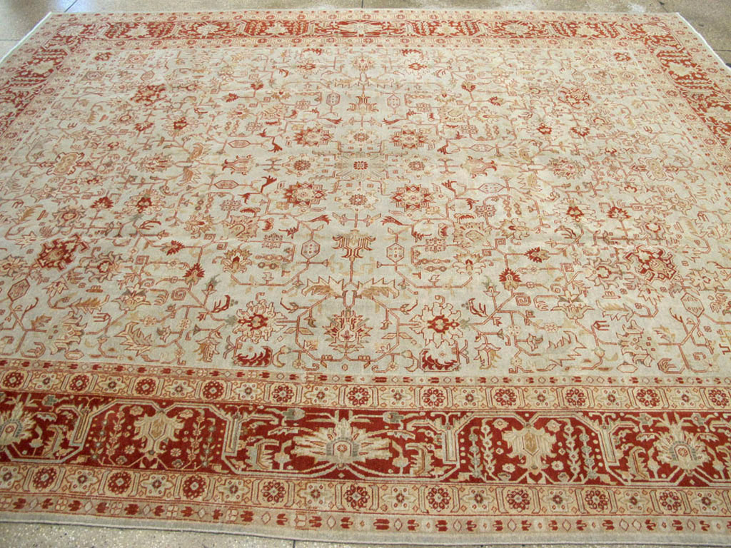 Antique Persian Tabriz Carpet, No.23617 - Gsblank