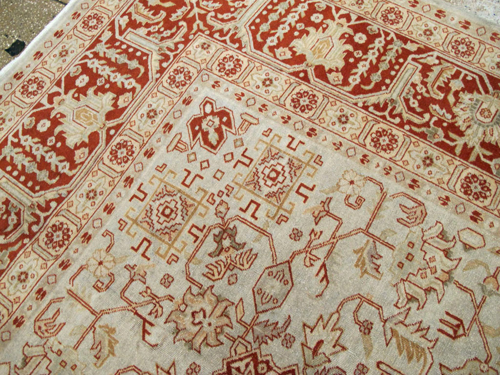 Antique Persian Tabriz Carpet, No.23617 - Gsblank
