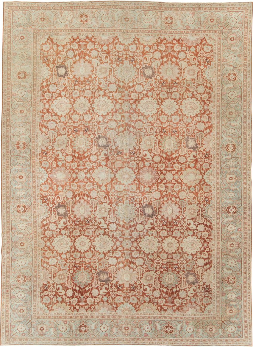 Antique Persian Tabriz Large Room Size Carpet, No.23620 - Gsblank