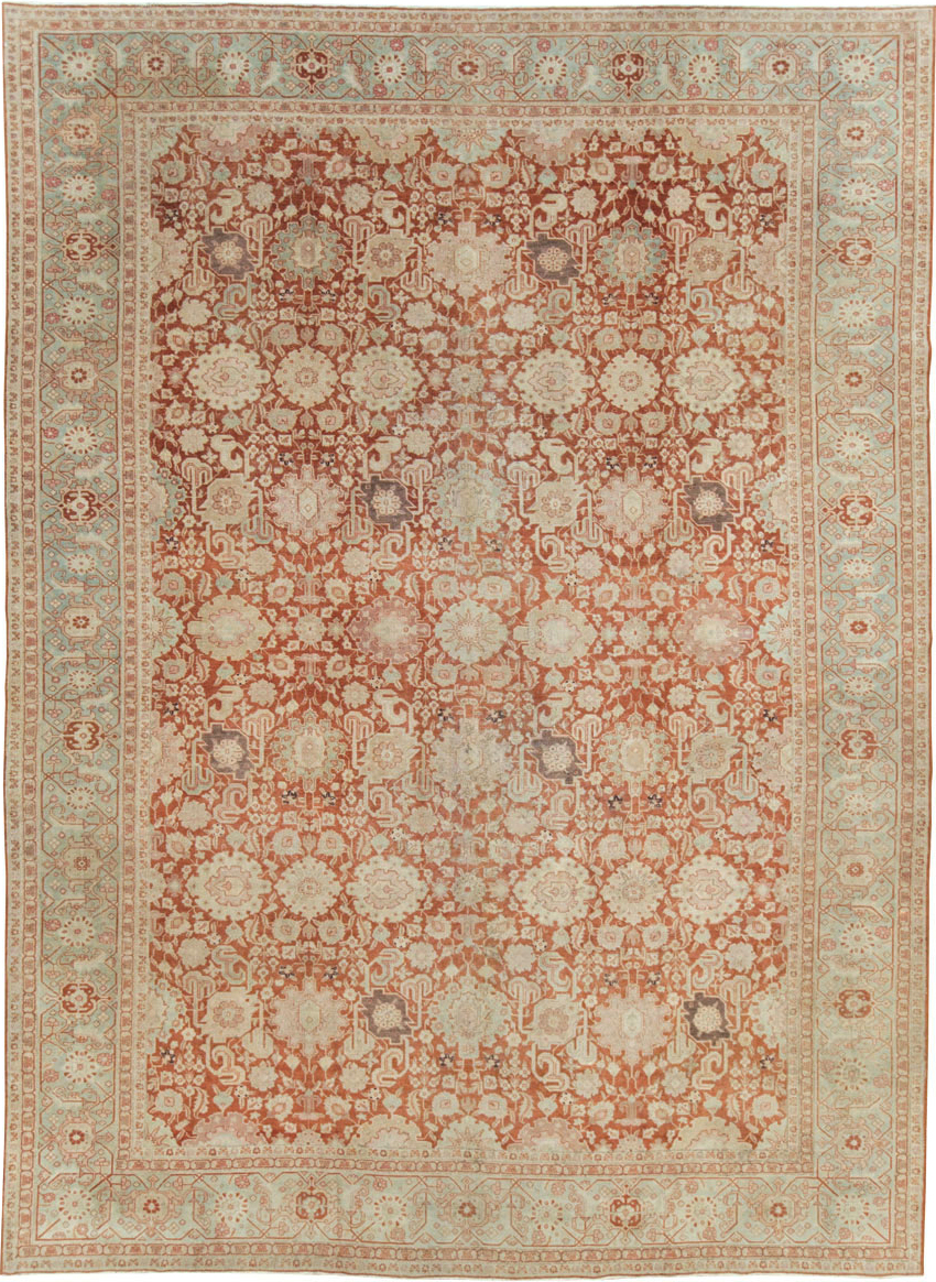 Antique Persian Tabriz Large Room Size Carpet, No.23620 - Gsblank