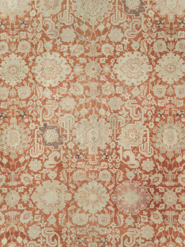Antique Persian Tabriz Large Room Size Carpet, No.23620 - Gsblank