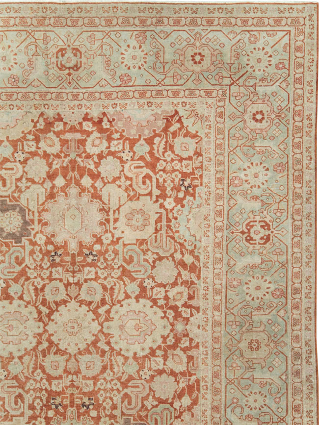 Antique Persian Tabriz Large Room Size Carpet, No.23620 - Gsblank