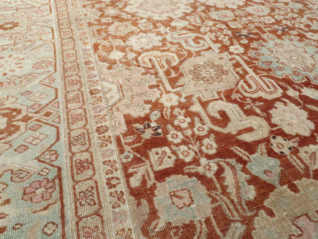 Antique Persian Tabriz Large Room Size Carpet, No.23620 - Gsblank