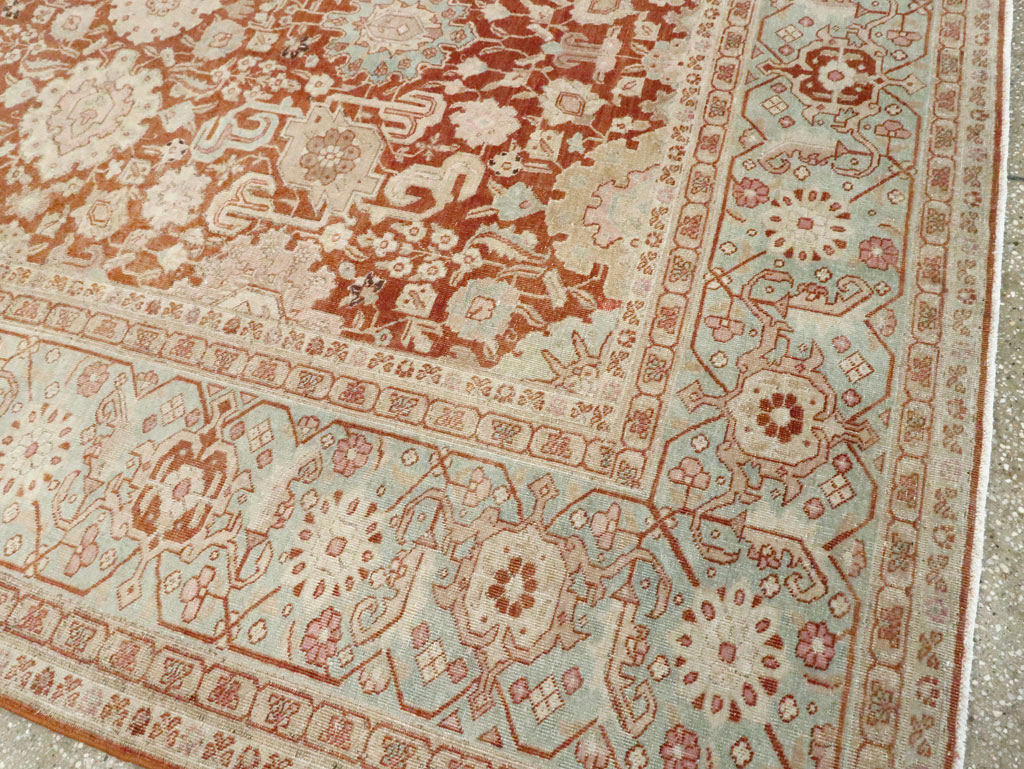 Antique Persian Tabriz Large Room Size Carpet, No.23620 - Gsblank