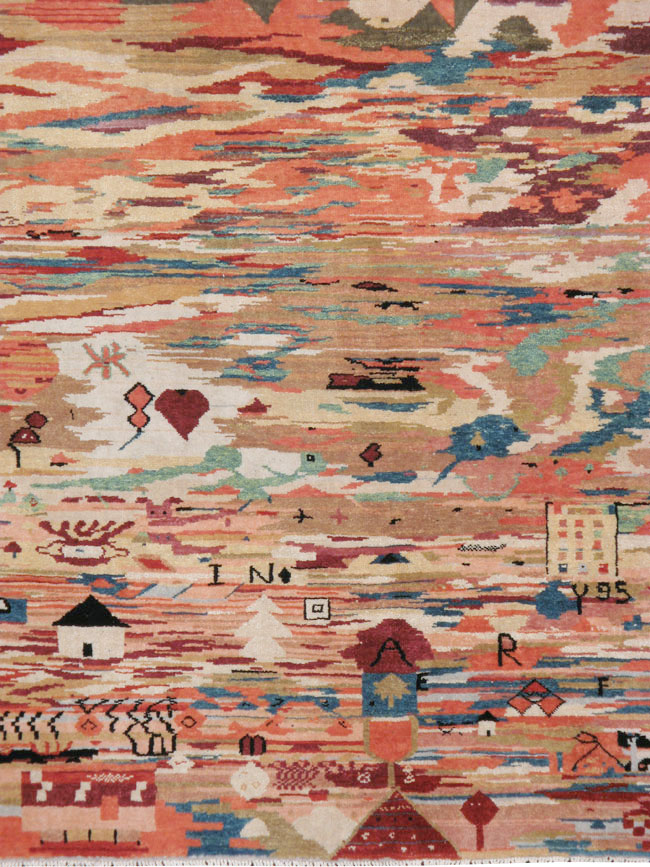 Vintage Turkish Anatolian Accent Rug, No.23629 - Gsblank